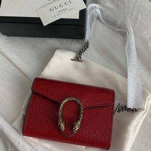 ❤️ 100% Authentic Gucci Dionysus Chain Coin Purse